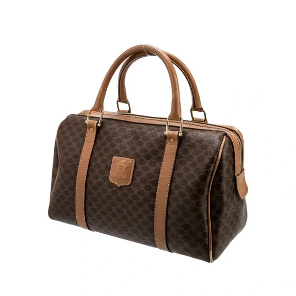 Celine Vintage Macadam Boston Bag w/Dust Bag - Picture 2 of 5